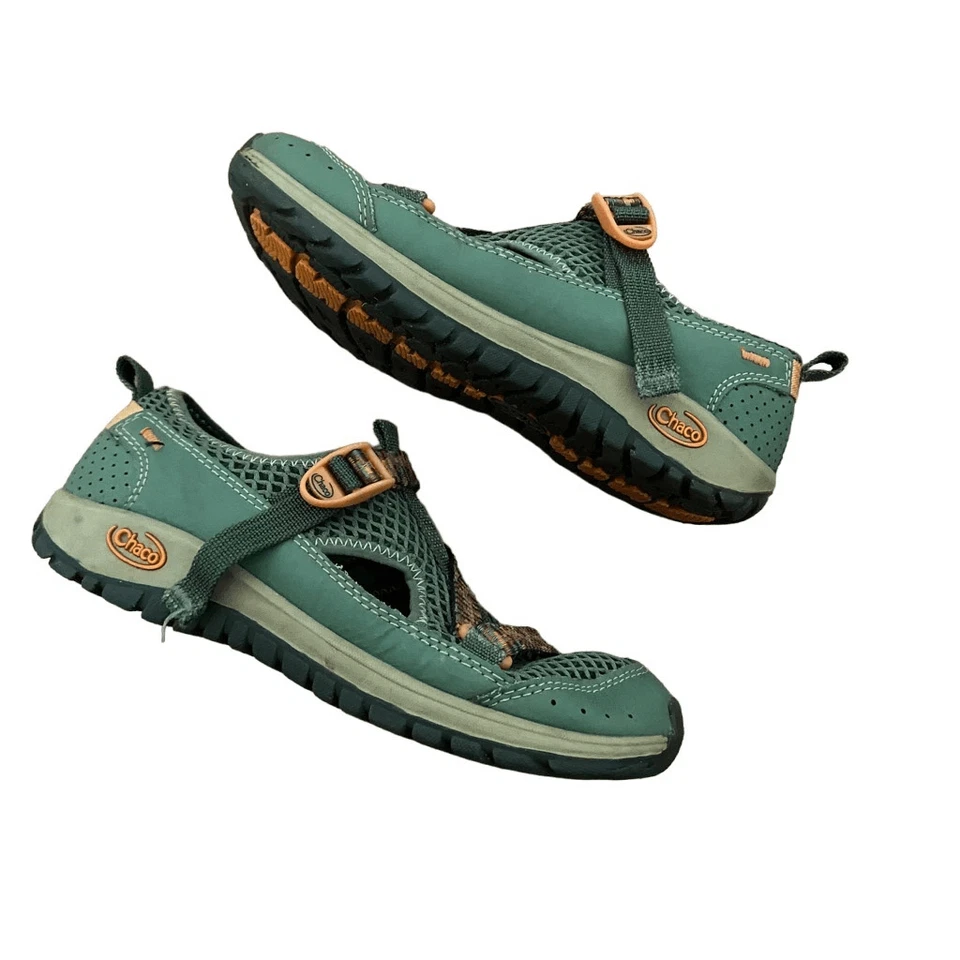 Chaco Niños Odyssey Trail Senderismo Agua Zapatos Sandalias Exterior Verde Talla 3 Juvenil Foto 4 de 4
