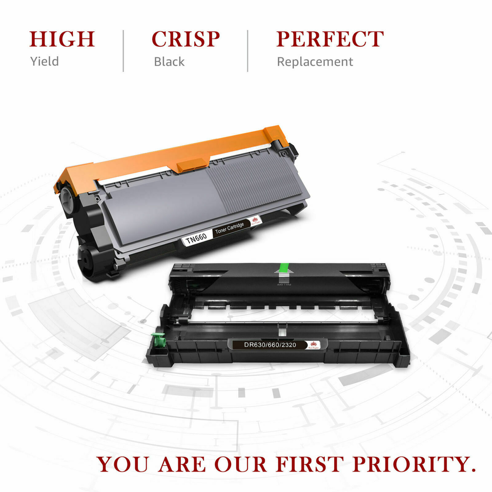 TN660 Toner DR630 Drum Compatible for Brother DCPL2540DW MFCL2740DW