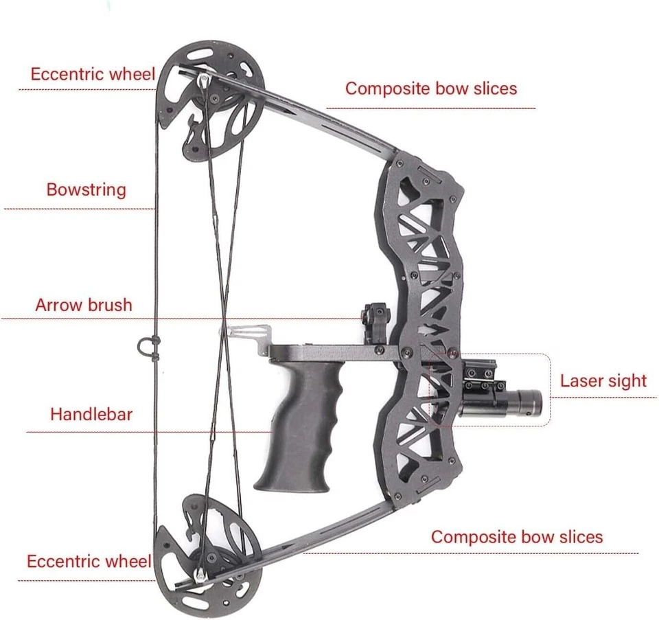 40lbs Hunting Compound Bow Arrow Archery Target Shooting With Archery Sights AU - image 4 of 4