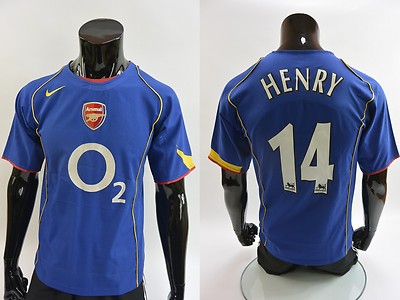 2004-06 GUNNERS nike Arsenal FC London Away Football Shirt HENRY