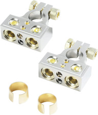 2 Packs Battery Terminal Connectors,Positive and Negative Battery Terminal Clamp
