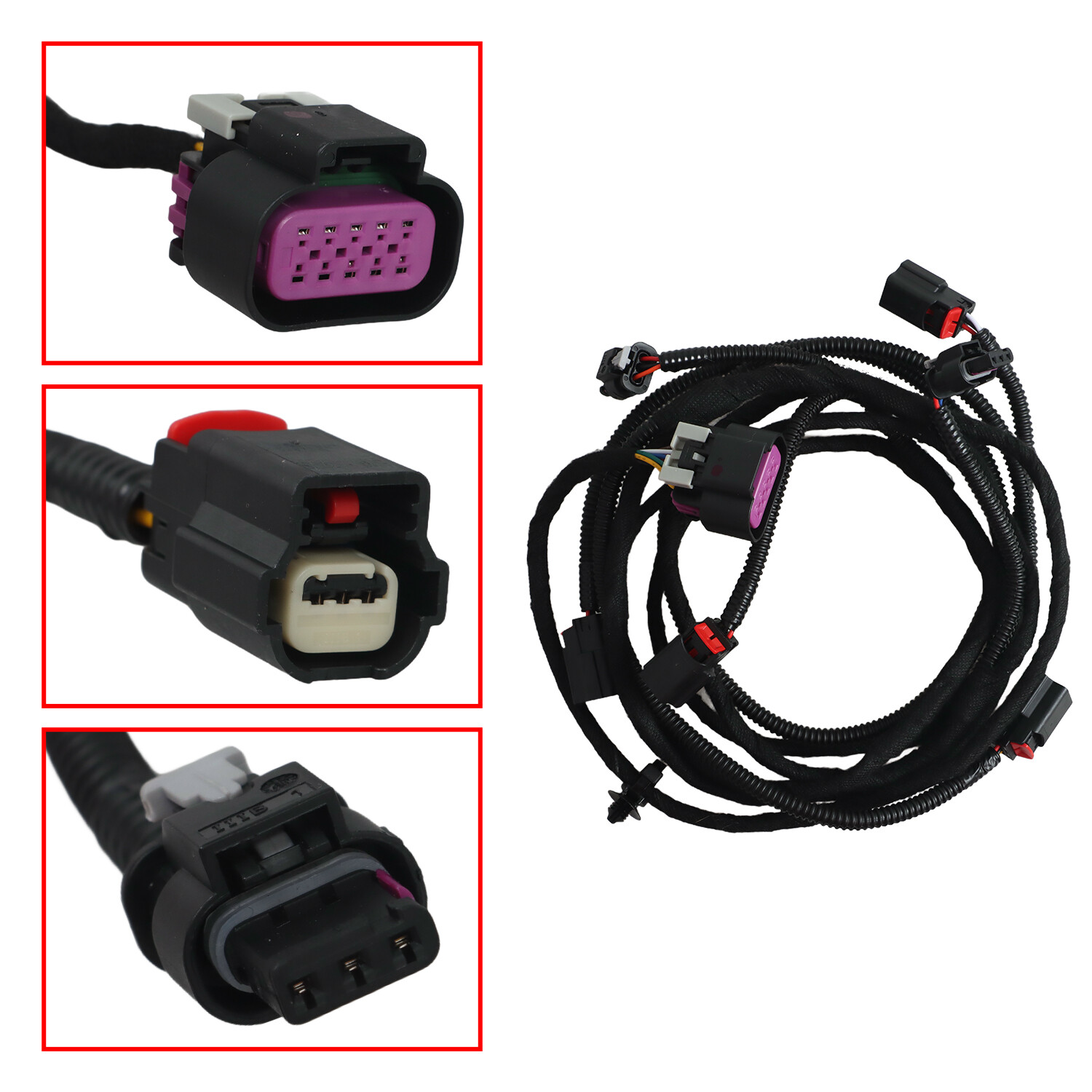 Automotive Front Bumper Parking Sensor Lead Fit for 2014-2016 Maserati Ghibli