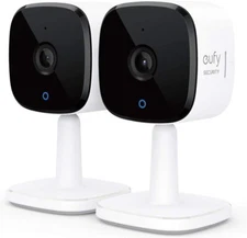 eufy Security 2K Indoor Cam 2-Cam Kit Plug-in Indoor Camera WiFi IP Camera AI