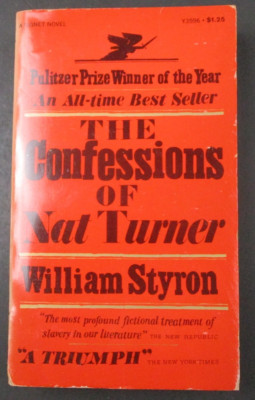 The Confessions Of Nat Turner by William Styron Signet Books 1968 Paperback PB