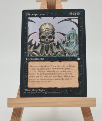 Necropotence Ice Age  Magic Karte  MTG  englisch  (Nekropotenz)
