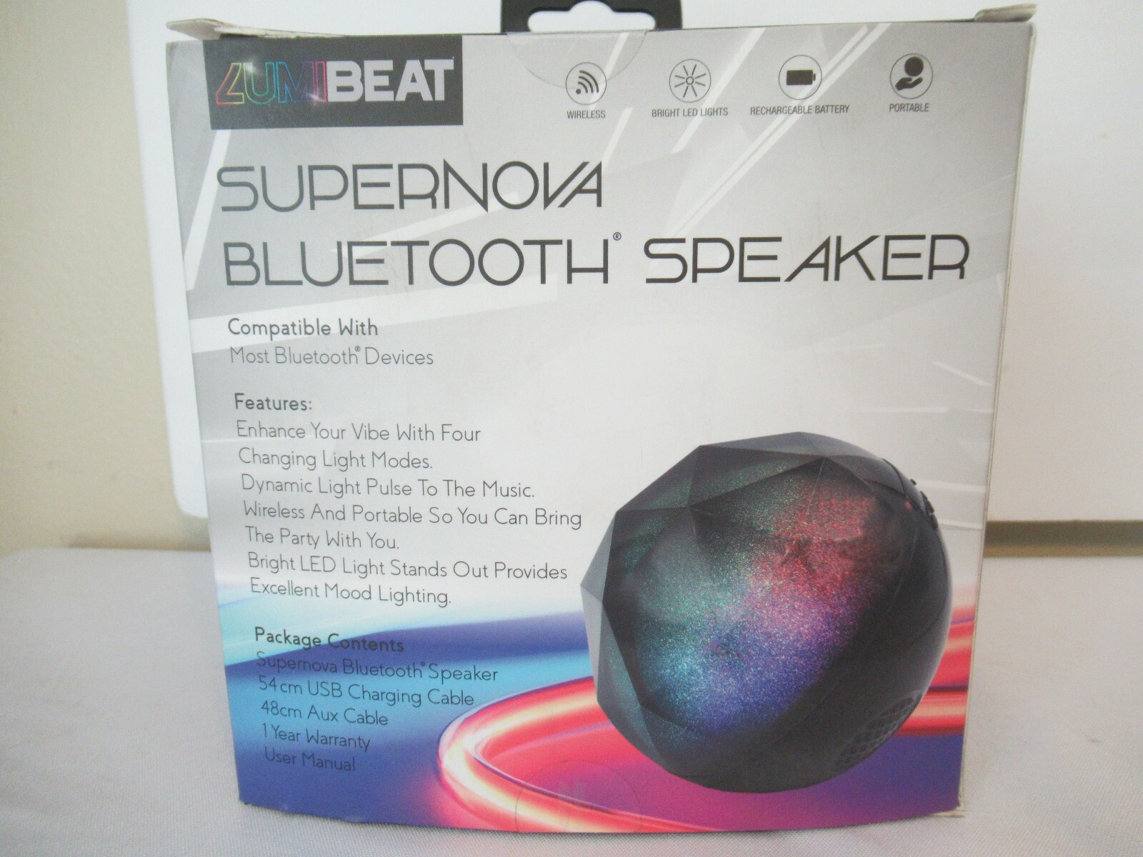 lumibeat supernova bluetooth speaker