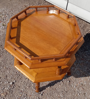 Mid Century Maple Ethan Allen End Table (EA-91) | eBay