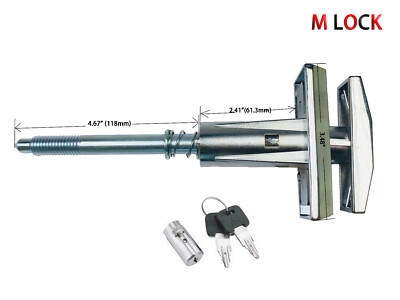 #ad Dixie Narco T Handle Replacement Whole Set Assembled with High Security Lock1531 $49.95