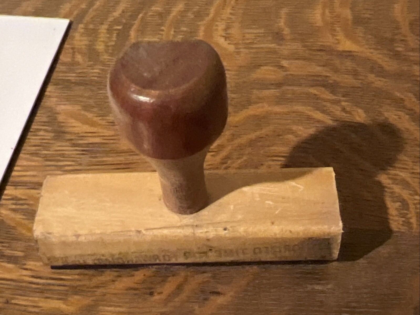Vintage United States Post Office Wooden Handled Rubber Ink Stamp ...