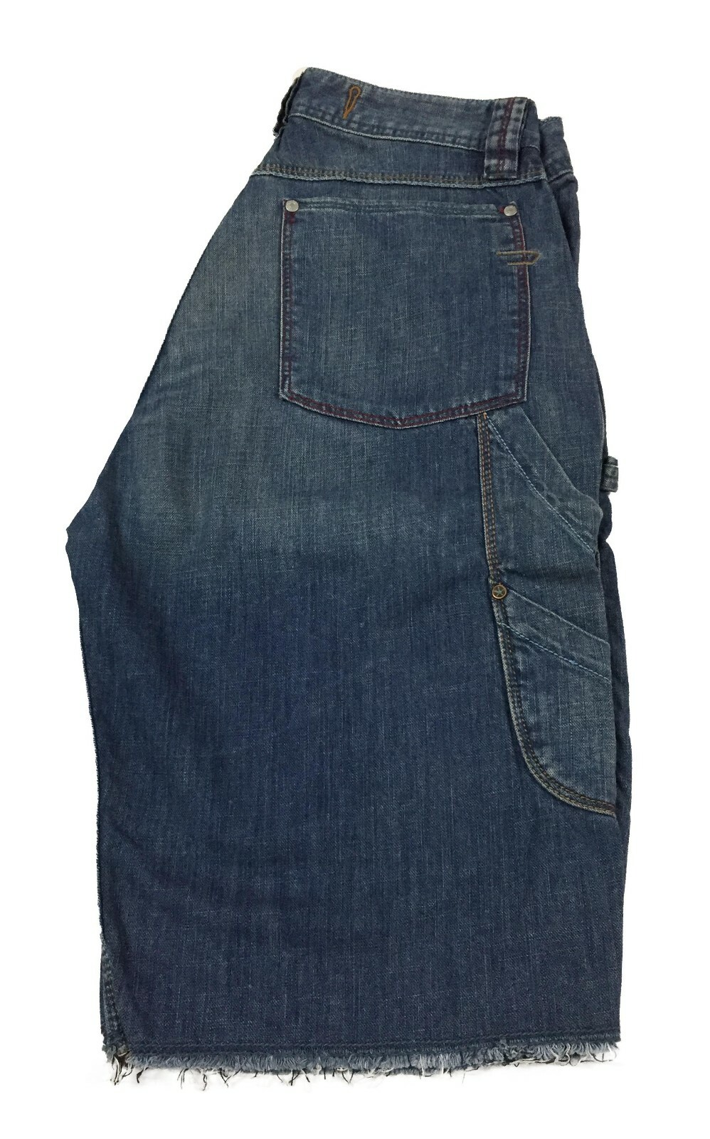 Джинсы-бермуды DIESEL uomo leggero con bottoni e rotture КОРОТКИЕ облегающие из 100 хлопка 18190₽