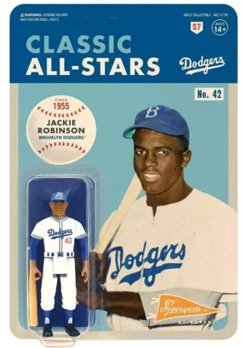 Jackie Robinson (Los Angeles Dodgers) MLB Action Figure BRAND NEW - Not Punched