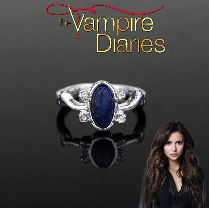 Pudcoco The Vampire Diaries Vintage Damon/Stefan Salvatore Sun Family Crest  Rings Jh - Walmart.com