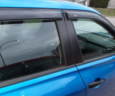 AVS Smoke Rain Guards Vent Visors 3M Tape-On for 2018-2024 Nissan Kicks SUV