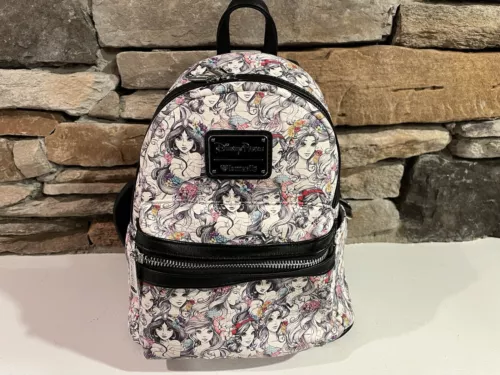 Disney Loungefly Backpack Princess Sketch Mini Backpack