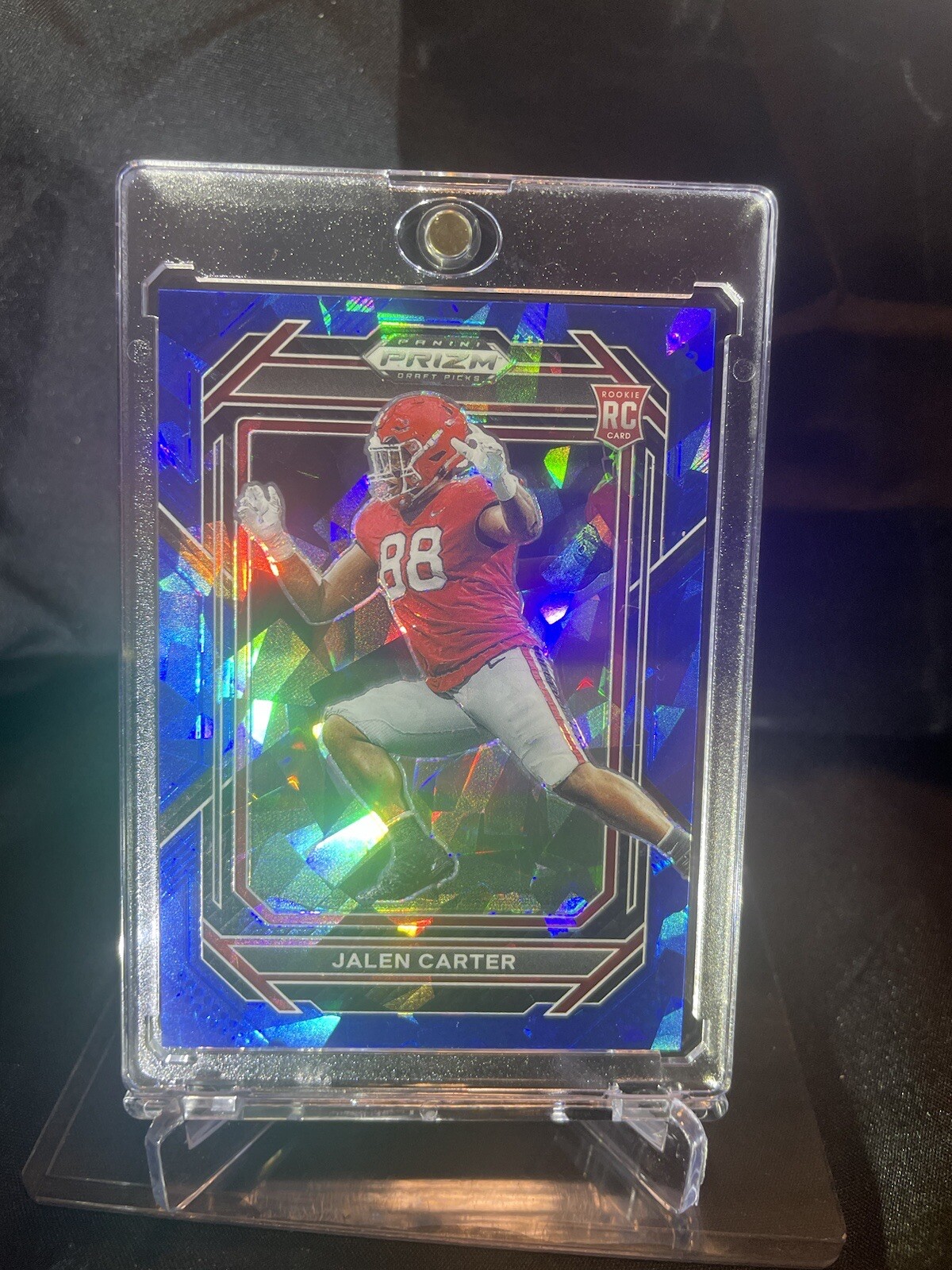 2023 #47/99 JALEN CARTER Prizm Draft Picks Blue Ice Prizm Rookie RC SP #163