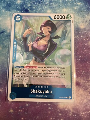 Shakuyaku OP08-046 Rare English Two Legends One Piece TCG