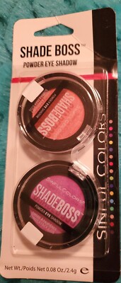 Sinful Colors Shade Boss Powder Eye Shadow 2 pack NEW in Packaging   