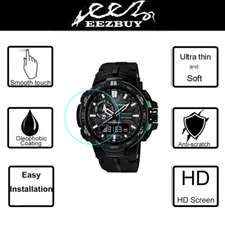 3X Eezbuy LCD Screen Protector Skin HD Film Saver For Casio PRW6000Y-1A.