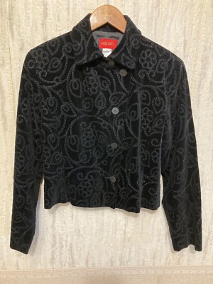 KENZO Paris シルクタフタロングジャケット38サイズ KENZO Paris シルクタフタロングジャケット38サイズ