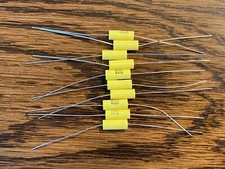 10 New .00047 uf 630v Yellow Film Capacitors Guitar Tube Amp Tone 471K 470 pf