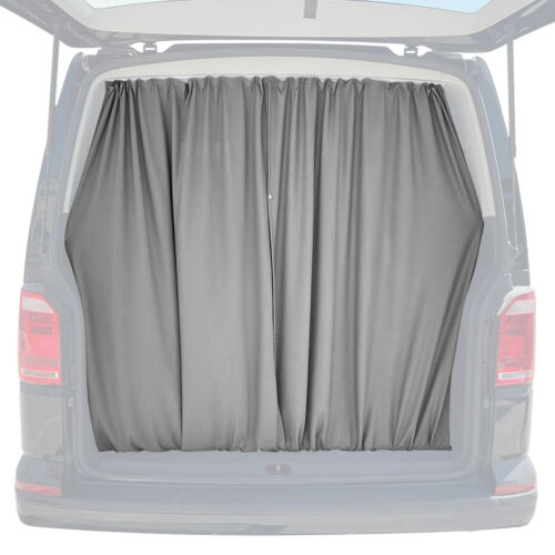 Heckklappe Gardinen Sonnenschutz Vorhänge für Mercedes T Klasse Citan Grau 2tlg - Bild 1 von 9