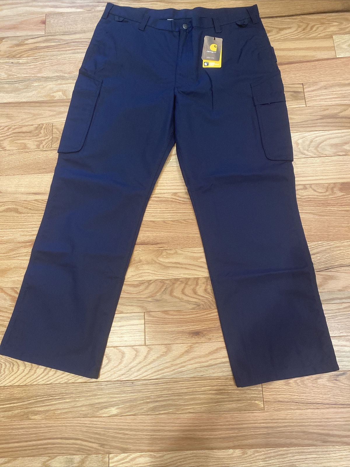 Carhartt Men's 40x32 Rugged Navy Professional Work Pants NWT image 5