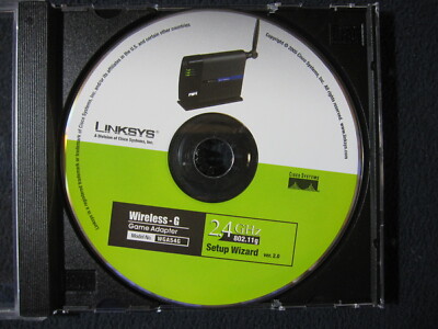 Linksys Wireless-G Broadband Router Setup Wizard WGA54G