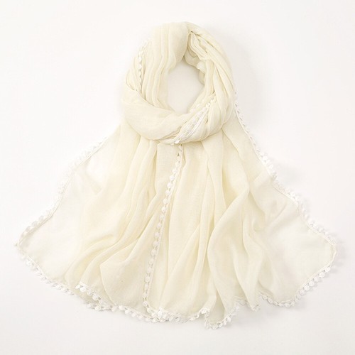 Mujeres Musulmanas Hijab Bufanda Simple Bufandas Challes Envuelve Suave Pañuelo - Imagen 20 de 26