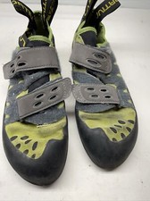 LA Sportiva Tarantulace Leather Climbing Shoes Green Gray Black Size US 6.5