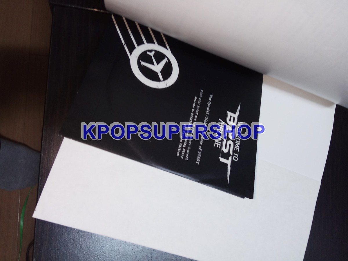BEAST FAN MEETING DVD＆Photo Book BEAST The 1st Concert Making Book Autographed Signed Welcome