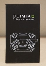 Deimiko Case Cover for Airpods 3rd Gen Shockproof Hard Shell Black NEW
