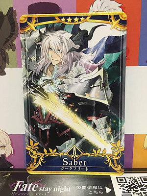 Siegfried Stage 5 Saber Star 4 Fgo Fate Grand Order Arcade Mint Card Ebay