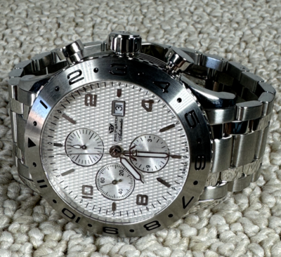 Philip Watch Swiss Automatic Chronograph Valjoux 7750, 48mm New in