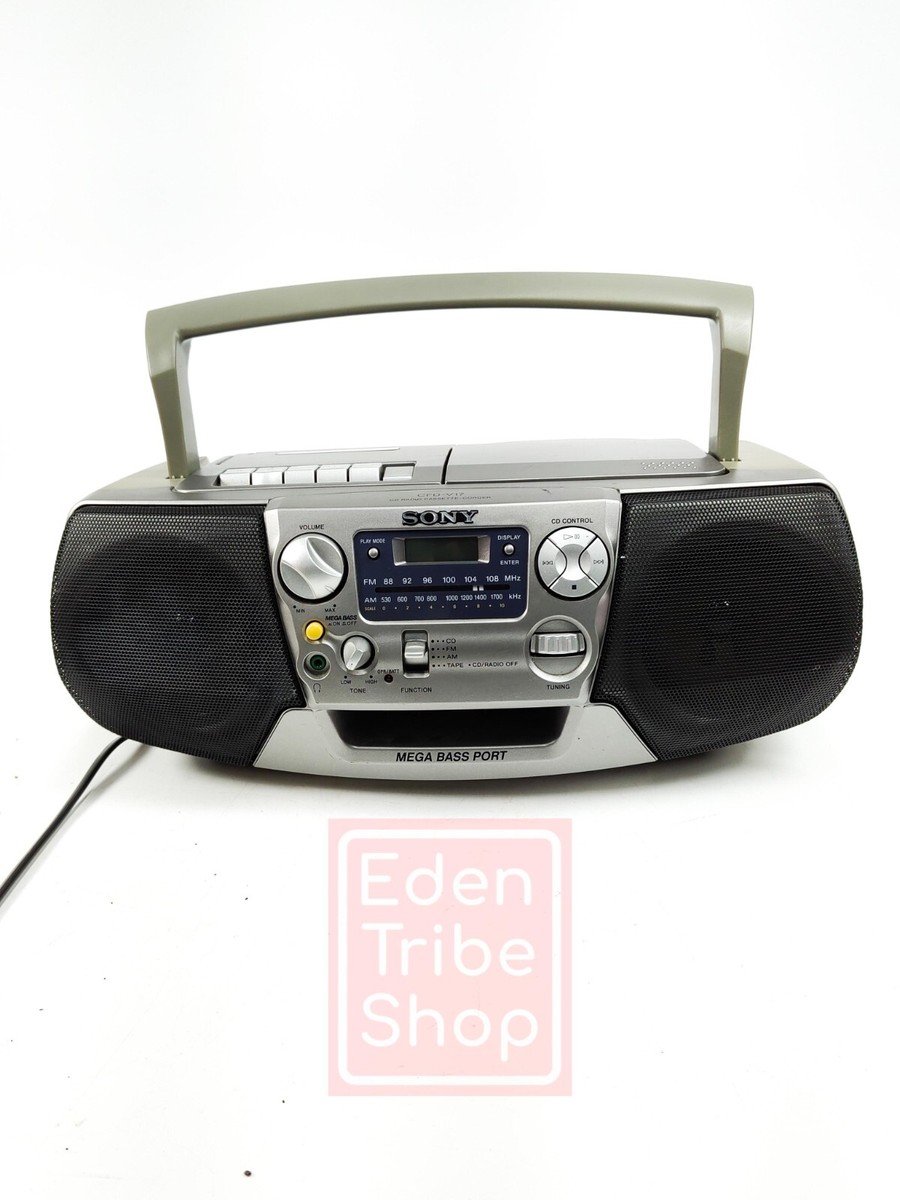 Sony CFD-V17 CD/Radio/Cassette Boombox for sale online | eBay