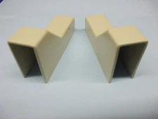 Quest/Premiere Wire Hider Raceway Ceiling Drop Adapter Beige, lot of 2 FCD-61424