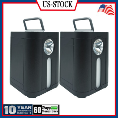 2X AC Output Multi-purpose Energy Storage Battery with LED Light & USB  26800mAh
