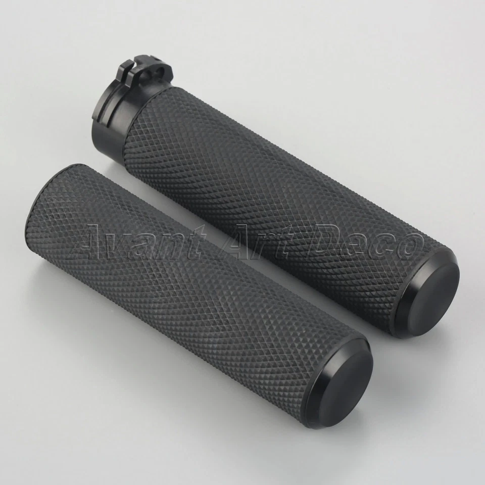Empuñaduras de manillar de motocicleta de 1" 2 piezas para Harley Heritage Softail 1995 Foto 4 de 4