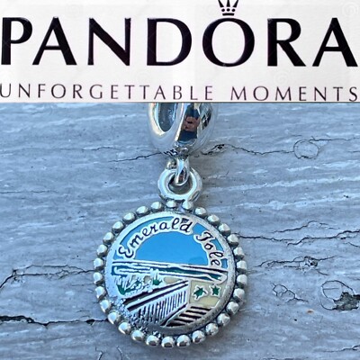 Pandora Emerald Isle North Carolina Exclusive State Dangle Moments Charm
