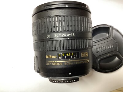 Nikon AF-S Nikkor 18-70mm F3.5-4.5 G ED DX Zoom Lens Read | eBay