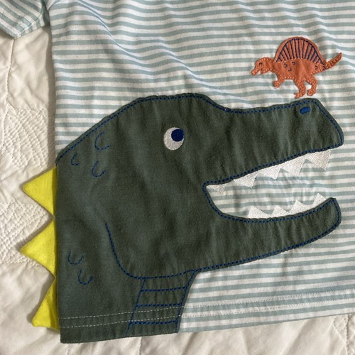 Boys Carter's 3 Piece Pajama Sets, Size 4T, Dinosaur Pant, Short & Top - Picture 5 of 5