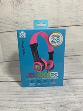 JLABS JBuddies Folding Kids Headphones , Black/Pink - NEW SEALED
