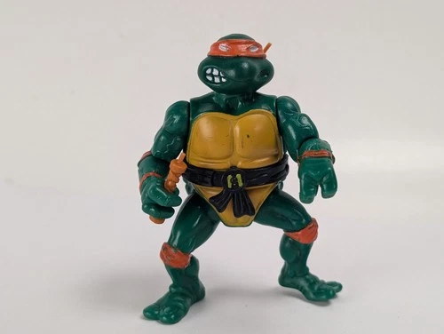 1988 Teenage Mutant Ninja Turtles TMNT Mike Michelangelo Soft Head Figure #1