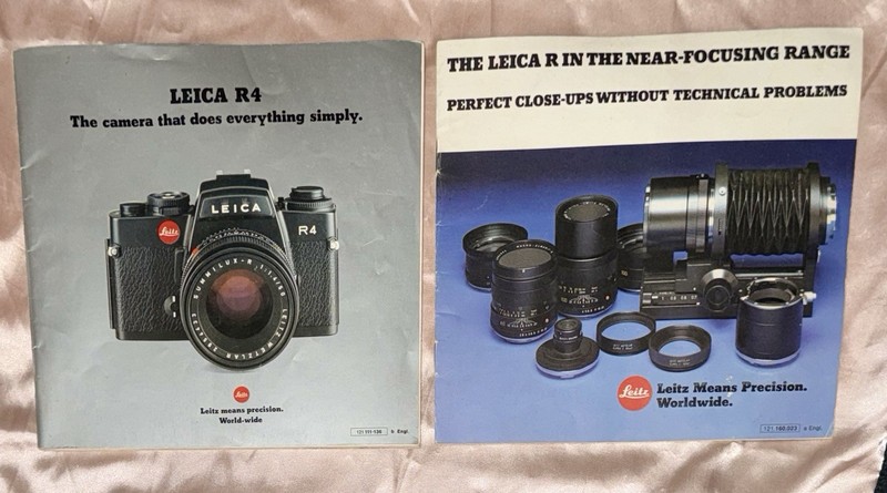 LEICA R SERIES SALES BROCHURE, 1981/208346 | Leica R4 Catalog