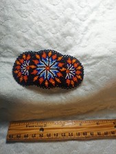 Beaded Hair Barrette Starburst