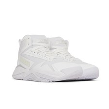 Size 10 - Moolah White Triple Double Women’s Basketball Sneakers