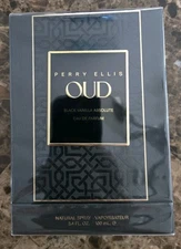 PERRY ELLIS OUD BLACK VANILLA ABSOLUTE .  Box Not Open *Discontinued* 