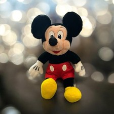 Vintage Walt Disney World Disneyland 14  Mickey Mouse Plush Doll Stuffed Animal