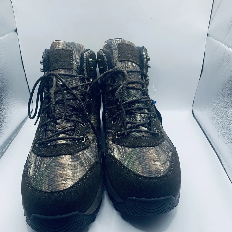 Ozark Trail Realtree Camo Print Mens Size 11.5 Waterproof HIKING BOOTS NEW - Image 4 of 4