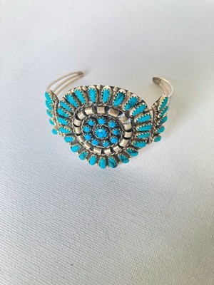 Authentic Navajo Native American Silver Bracelet