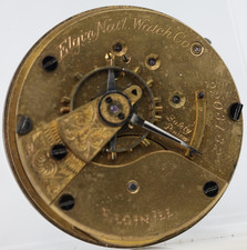 ELGIN FLEMING BROS GRADE 10, 11j 18s POCKET WATCH MOVEMENT 2203132 FC 